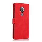 For Motorola Moto G7 Power(EU Version) Retro Magnetic Closing Clasp Horizontal Flip Leather Case with Holder & Card Slots & Photo Frame & Wallet(Red) - 3