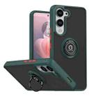 For vivo Y29s 5G Q Shadow 1 Series TPU + PC Phone Case with Ring(Dark Green) - 1