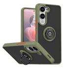 For vivo Y29s 5G Q Shadow 1 Series TPU + PC Phone Case with Ring(Green) - 1