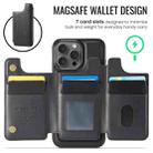 For iPhone 16 Pro Max DG.MING MAGKING-K3 Series MagSafe RFID Card Bag Detachable Phone Case(Black) - 3