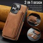 For iPhone 16 Pro Max DG.MING MAGKING-K3 Series MagSafe RFID Card Bag Detachable Phone Case(Brown) - 2