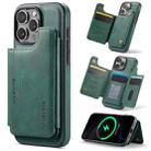 For iPhone 16 Pro Max DG.MING MAGKING-K3 Series MagSafe RFID Card Bag Detachable Phone Case(Green) - 1