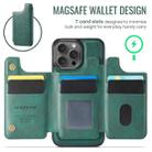 For iPhone 16 Pro Max DG.MING MAGKING-K3 Series MagSafe RFID Card Bag Detachable Phone Case(Green) - 3