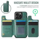 For iPhone 16 Pro DG.MING MAGKING-K3 Series MagSafe RFID Card Bag Detachable Phone Case(Green) - 3