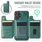 For iPhone 16 Plus DG.MING MAGKING-K3 Series MagSafe RFID Card Bag Detachable Phone Case(Green) - 3