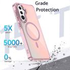 For Samsung Galaxy A56 5G Plating Gradient Discolor MagSafe Phone Case(Pink) - 2