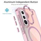 For Samsung Galaxy A56 5G Plating Gradient Discolor MagSafe Phone Case(Pink) - 3