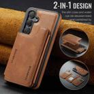 For Samsung Galaxy S25 5G DG.MING MAGKING-K3 Series MagSafe RFID Card Bag Detachable Phone Case(Brown) - 2