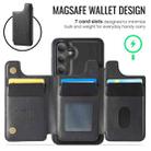 For Samsung Galaxy S25+ 5G DG.MING MAGKING-K3 Series MagSafe RFID Card Bag Detachable Phone Case(Black) - 3