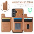 For Samsung Galaxy S25+ 5G DG.MING MAGKING-K3 Series MagSafe RFID Card Bag Detachable Phone Case(Brown) - 3