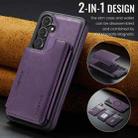 For Samsung Galaxy S25+ 5G DG.MING MAGKING-K3 Series MagSafe RFID Card Bag Detachable Phone Case(Purple) - 2