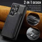For Samsung Galaxy S25 Ultra 5G DG.MING MAGKING-K3 Series MagSafe RFID Card Bag Detachable Phone Case(Black) - 2