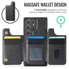 For Samsung Galaxy S25 Ultra 5G DG.MING MAGKING-K3 Series MagSafe RFID Card Bag Detachable Phone Case(Black) - 3