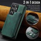 For Samsung Galaxy S25 Ultra 5G DG.MING MAGKING-K3 Series MagSafe RFID Card Bag Detachable Phone Case(Green) - 2