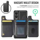 For Samsung Galaxy S25 Edge 5G DG.MING MAGKING-K3 Series MagSafe RFID Card Bag Detachable Phone Case(Black) - 3
