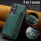 For Samsung Galaxy S25 Edge 5G DG.MING MAGKING-K3 Series MagSafe RFID Card Bag Detachable Phone Case(Green) - 2