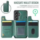 For Samsung Galaxy S24 5G DG.MING MAGKING-K3 Series MagSafe RFID Card Bag Detachable Phone Case(Green) - 3