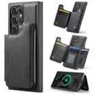 For Samsung Galaxy S24 Ultra 5G DG.MING MAGKING-K3 Series MagSafe RFID Card Bag Detachable Phone Case(Black) - 1
