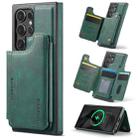 For Samsung Galaxy S24 Ultra 5G DG.MING MAGKING-K3 Series MagSafe RFID Card Bag Detachable Phone Case(Green) - 1