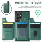 For Samsung Galaxy S24 Ultra 5G DG.MING MAGKING-K3 Series MagSafe RFID Card Bag Detachable Phone Case(Green) - 3