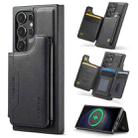 For Samsung Galaxy S23 Ultra 5G DG.MING MAGKING-K3 Series MagSafe RFID Card Bag Detachable Phone Case(Black) - 1