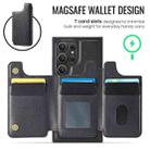For Samsung Galaxy S23 Ultra 5G DG.MING MAGKING-K3 Series MagSafe RFID Card Bag Detachable Phone Case(Black) - 3