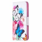 For Samsung Galaxy S20 FE 5G / S20 Lite Colored Drawing Pattern Horizontal Flip Leather Case with Holder & Card Slots & Wallet(Two Butterflies) - 2