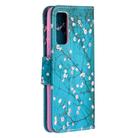 For Samsung Galaxy S20 FE 5G / S20 Lite Colored Drawing Pattern Horizontal Flip Leather Case with Holder & Card Slots & Wallet(Plum Blossom) - 3