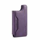 DG.MING MAGKING-K3 Series MagSafe RFID Card Bag(Purple) - 1