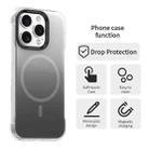 For iPhone 16 Pro Max Borderless Series Magnetic MagSafe Gradient Color Phone Case(Black) - 2