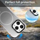 For iPhone 16 Pro Max Borderless Series Magnetic MagSafe Gradient Color Phone Case(Black) - 3