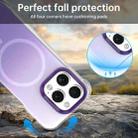 For iPhone 16 Pro Max Borderless Series Magnetic MagSafe Gradient Color Phone Case(Purple) - 3