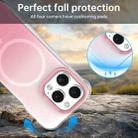 For iPhone 16 Pro Borderless Series Magnetic MagSafe Gradient Color Phone Case(Pink) - 3