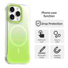 For iPhone 16 Pro Borderless Series Magnetic MagSafe Gradient Color Phone Case(Green) - 2