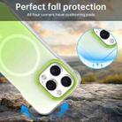 For iPhone 16 Pro Borderless Series Magnetic MagSafe Gradient Color Phone Case(Green) - 3