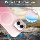 For iPhone 16 Borderless Series Magnetic MagSafe Gradient Color Phone Case(Pink) - 3
