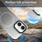 For iPhone 16 Borderless Series Magnetic MagSafe Gradient Color Phone Case(Black) - 3