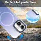 For iPhone 16 Borderless Series Magnetic MagSafe Gradient Color Phone Case(Blue) - 3