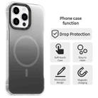 For iPhone 15 Pro Borderless Series Magnetic MagSafe Gradient Color Phone Case(Black) - 2