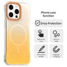 For iPhone 15 Pro Borderless Series Magnetic MagSafe Gradient Color Phone Case(Yellow) - 2