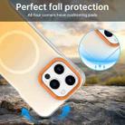 For iPhone 15 Pro Borderless Series Magnetic MagSafe Gradient Color Phone Case(Yellow) - 3