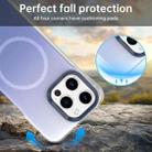 For iPhone 15 Pro Borderless Series Magnetic MagSafe Gradient Color Phone Case(Blue) - 3