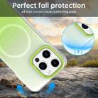 For iPhone 15 Pro Borderless Series Magnetic MagSafe Gradient Color Phone Case(Green) - 3