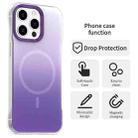 For iPhone 15 Pro Borderless Series Magnetic MagSafe Gradient Color Phone Case(Purple) - 2