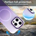 For iPhone 15 Pro Borderless Series Magnetic MagSafe Gradient Color Phone Case(Purple) - 3