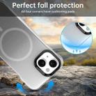 For iPhone 15 Plus Borderless Series Magnetic MagSafe Gradient Color Phone Case(Black) - 3