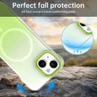For iPhone 15 Plus Borderless Series Magnetic MagSafe Gradient Color Phone Case(Green) - 3