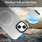 For iPhone 14 Borderless Series Magnetic MagSafe Gradient Color Phone Case(Black) - 3