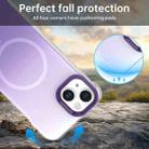 For iPhone 14 Borderless Series Magnetic MagSafe Gradient Color Phone Case(Purple) - 3