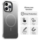 For iPhone 14 Pro Max Borderless Series Magnetic MagSafe Gradient Color Phone Case(Black) - 2